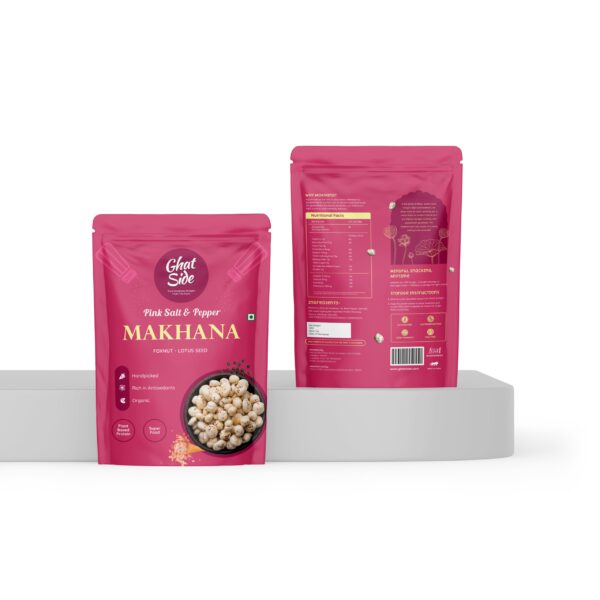 Ghatside Pink Salt & Pepper makhana