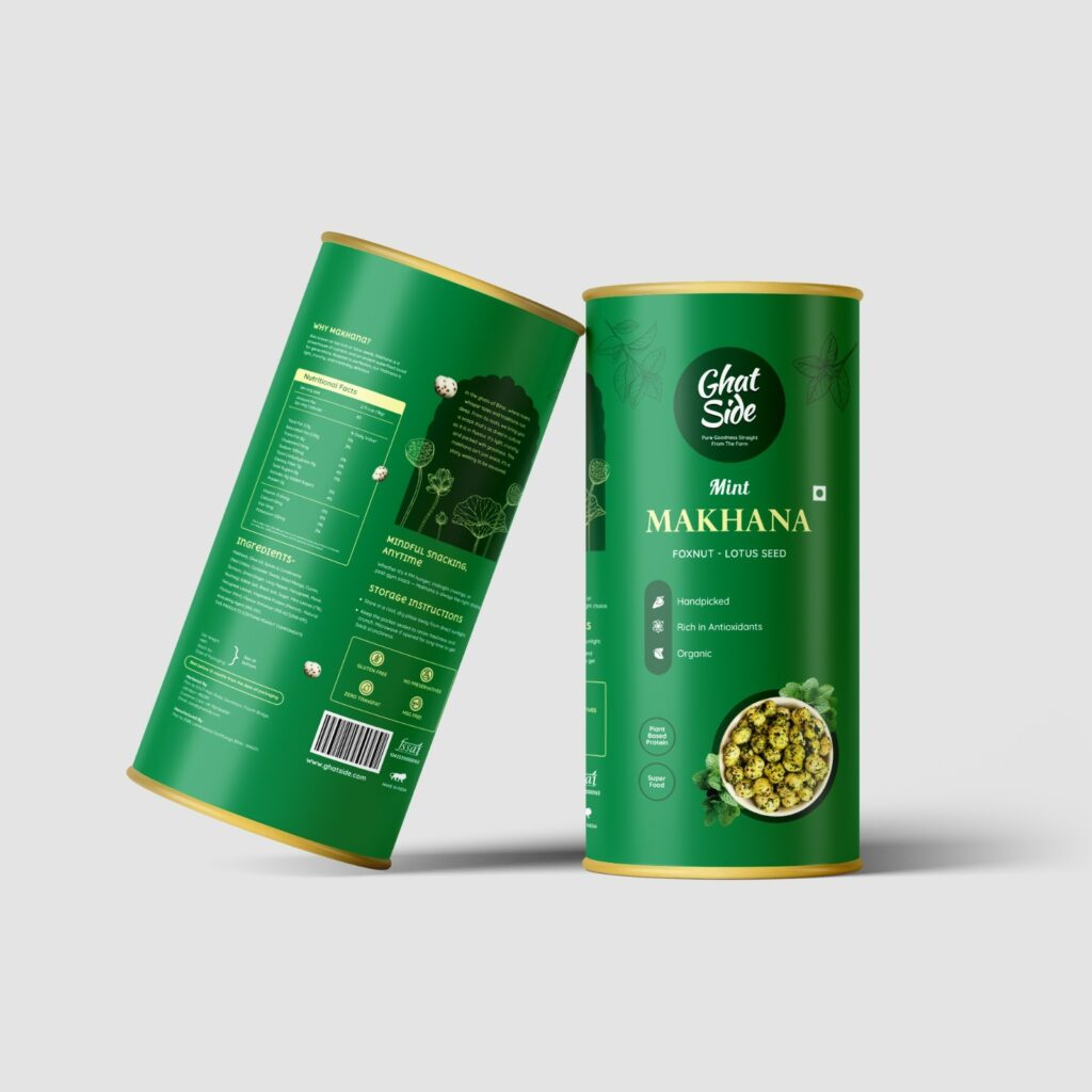Ghatside Mint makhana canister
