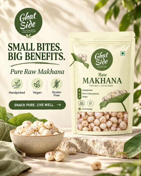 Ghatside raw makhana